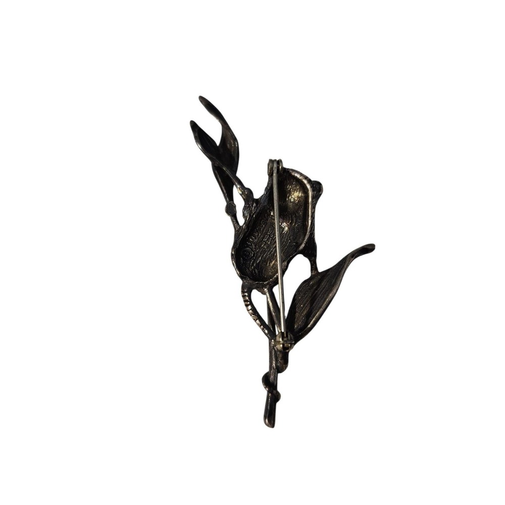 Pearce Design Sterling Silver‎ 925 Field Mouse Brooch Pin - Picture 3 of 4